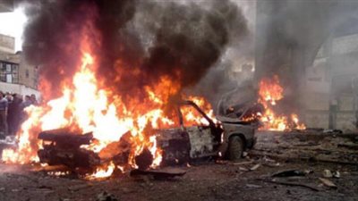 استشهاد سيدة وطفل وإصابة مدنيين في انفجار سيارة مفخخة برفح
