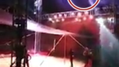 حادث مؤلم للاعب سيرك تحول إلى قذيفة بشرية (فيديو وصور)