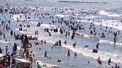 إنقاذ 59 مصطافا من الغرق في دمياط