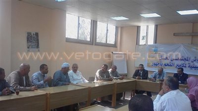 آداب بنها تشارك بالحملة التثقيفية لمخاطر مكامير الفحم