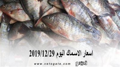 اسعار الأسماك اليوم 2019/12/29