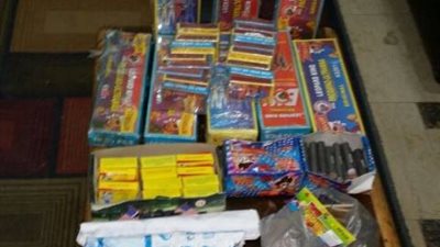 ضبط 10 آلاف قطعة ألعاب نارية بالقليوبية