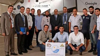 جولة تفقدية لطلبة «الهندسة» بموقع «سولار أمبلس 2»