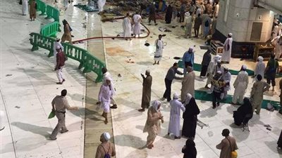 «بعثة الحج»: إصابة 12 مصريًا في حادث سقوط رافعة الحرم المكي