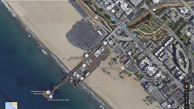 «خريطة جوجل» تضع مدينة «لوس أنجلوس» تحت الماء