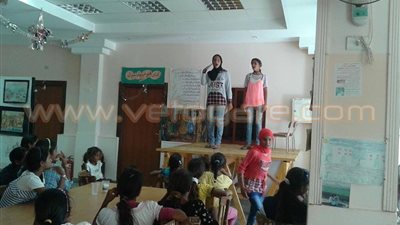 بالصور.. ورش «مسرح وحكي قصصي» في بيت ثقافة دهب