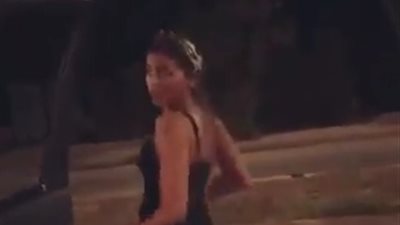 الجمهور عن وصلة رقص جنونية لدينا الشربيني: أكيد عمرو دياب بيصورها