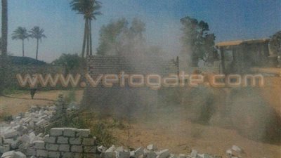 بالصور.. الجيزة تنفذ 25 قرار إزالة على أراضٍ زراعية بـ«أبو النمرس»