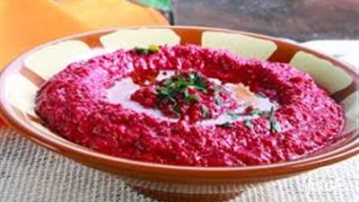 طريقة إعداد سلطة الطحينة بالبنجر من مطبخ الشيف سناء