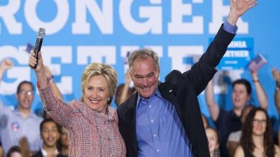 هيلاري كلينتون تختار «تيم كاين» لمنصب «نائب الرئيس» في الانتخابات