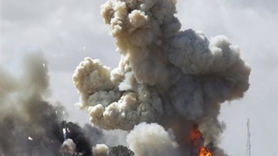 انفجار ضخم بالقرب من مبنى الأمن القومى بباب اليمن