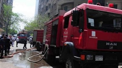 انتداب المعمل الجنائي لبيان سبب حريق مطعم بالمهندسين
