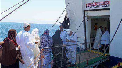 انطلاق أول أفواج الحجاج من ميناء «نويبع»