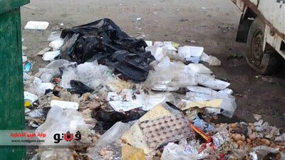 بالصور.. القمامة تحاصر ديوان محافظة الشرقية