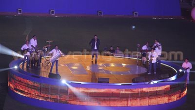 بالصور.. محمد فؤاد يحيي حفلا غنائيا باستاد الإسماعيلية