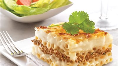 طريقة عمل مكرونة بالباشاميل من مطبخ الشيف الحداد