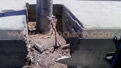 إهدار المال العام في تركيب أعمدة الإنارة بالإسكندرية