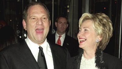 تفاصيل العلاقة بين هيلاري كلينتون ومنتج أفلام متهم باغتصاب النساء (صور)