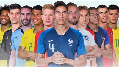 فيفا يعلن نتائج تصويت الجمهور لاختيار أفضل 11 لاعبًا بمونديال روسيا