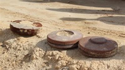 قوات الأمن تعثر على كمية أسلحة فى جنوب الشيخ زويد