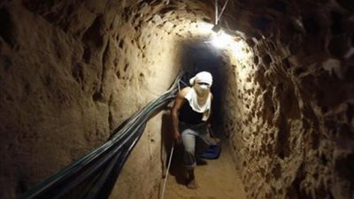 أجهزة الأمن تدمر 4 أنفاق للتهريب برفح على حدود غزة