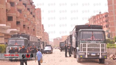 قوات الأمن تتمركز أمام كنيسة مار جرجس بالخصوص