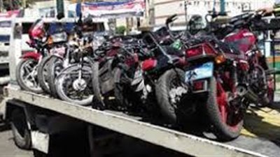 ضبط 2259 دراجة بخارية مخالفة ورفع 51 مركبة من الشوارع