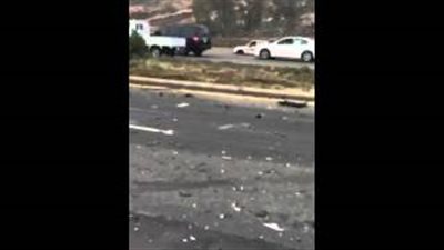 بالفيديو..7 مصابين جراء انشطار 