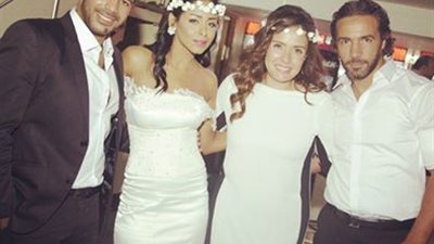 بالصور.. عقد قران نهى لطفى والمخرج كريم محمد