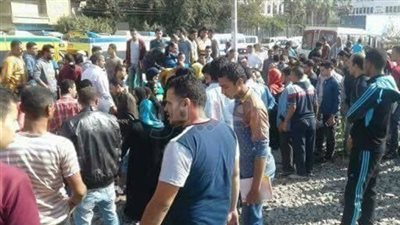 دفن جثة سيدة لقيت مصرعها تحت عجلات قطار في منيا القمح