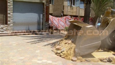 غلق كافيه أحمد كشري خلال حملة إشغالات بمدينة نصر