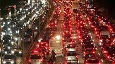 شلل مروري أعلى محور 26 يوليو بسبب انقلاب سيارة