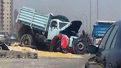 إصابة 5 أشخاص في حادث تصادم 12 سيارة بطريق «مصر ــ إسكندرية» الصحراوي