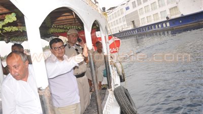 محافظ أسوان يحيل واقعة تسرب بقعة زيت بنهر النيل للنيابة