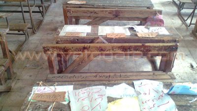 بالصور.. حجز مقاعد التلاميذ بـ 