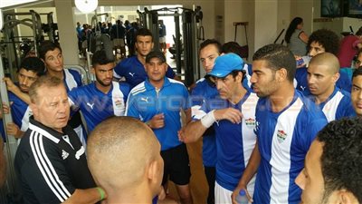 بالصور.. محمد زيدان يظهر في تدريب الإنتاج بشرم الشيخ تمهيدًا للتعاقد معه