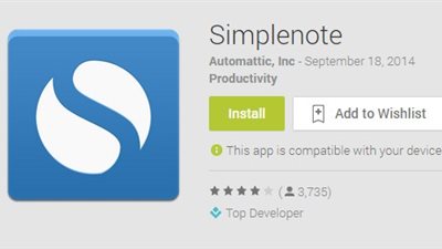 جوجل بلاي يتيح أسهل وأسرع تطبيق لتدوين الملاحظات