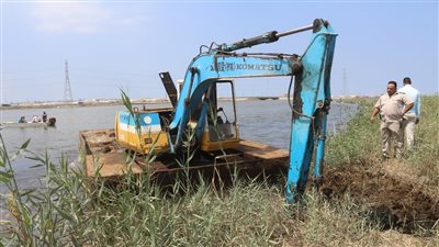 إزالة تعديات على 77 فدانا من أملاك الدولة بدمياط