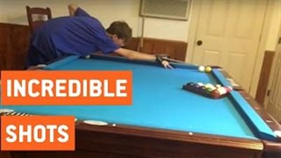بالفيديو.. شاب يشعل مواقع التواصل بمهاراته في لعب البلياردو