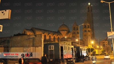 انتهاء فاعليات القوى السياسية أمام الكاتدرائية المرقسية بالعباسية