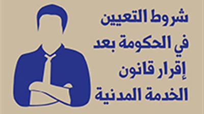 شروط التعيين في الحكومة بعد إقرار قانون الخدمة المدنية