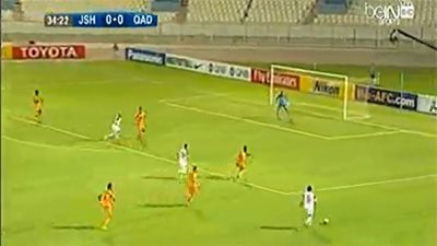 بالفيديو.. «عقاد» يتقدم بالهدف الأول للجيش السورى في شباك القادسية