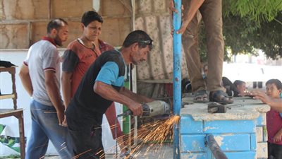 حملة لإزالة التعديات على أراضي الدولة في الدقهلية (صور)