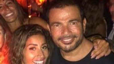 أحدث ظهور لعمرو دياب ودينا الشربينى في اليونان