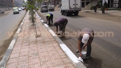 بالصور.. حملات يومية لنظافة الشوارع والميادين الرئيسية بالجيزة