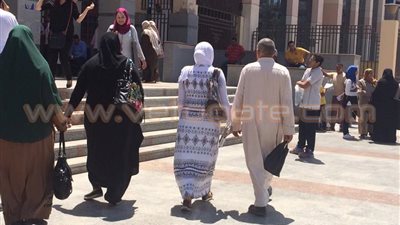 بالصور.. إقبال الطلاب على جامعة 6 أكتوبر