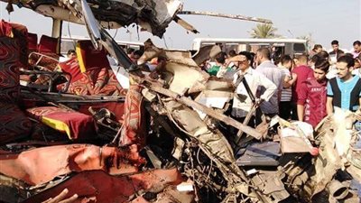 ارتفاع ضحايا حادث أتوبيس عمال بورسعيد إلى 8 وفيات