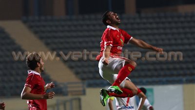 أحمد فتحي يؤدي مرانا منفردا عقب الفوز على بتروجت