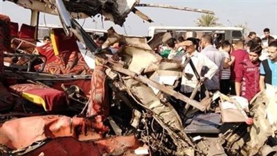 ارتفاع ضحايا حادث أتوبيس عمال بورسعيد لـ10 وفيات