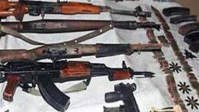 ضبط عاطل لحيازته أسلحة نارية في حلوان